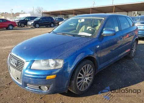 2008 Audi A3 2.0T из США, поврежденный, VIN WAUNF98P98A169477